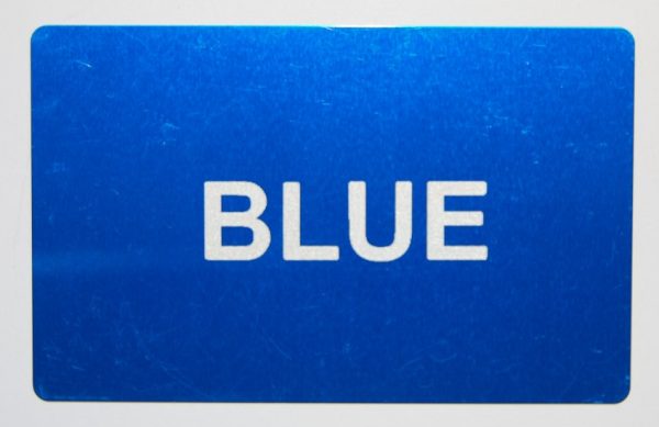 Blue Metal Business Cards - Image 2