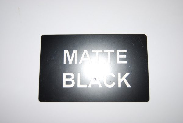 Matte Black Metal Business Cards - Image 3