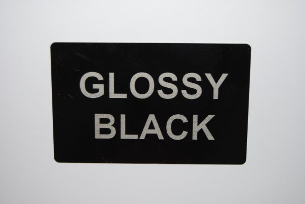 Gloss Black Metal Business Cards - Image 2