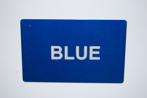 Blue Metal Business Cards - Image 3