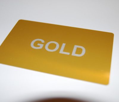 Gold Metal Business Cards